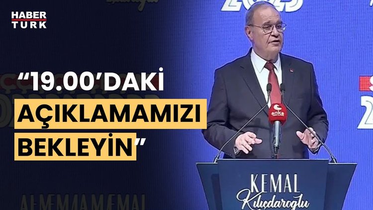 CHP Sözcüsü Faik Öztrak açıklama yapıyor