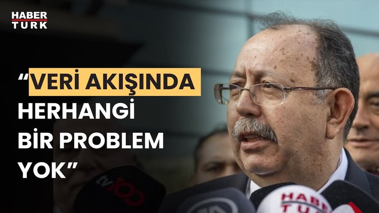 YSK Başkanı Ahmet Yener açıklama yapıyor