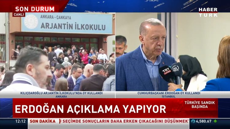 Erdoğan açıklamalarda bulundu