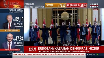 SON DAKİKA! Cumhurbaşkanı Erdoğan: Kazanan 85 milyondur