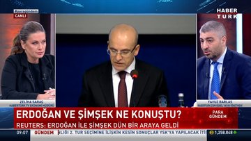 Cumhurbaşkanı Erdoğan Mehmet Şimşek ile görüştü