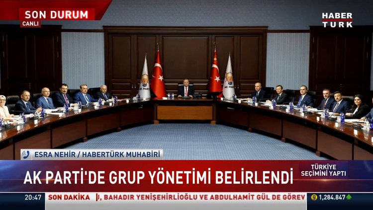 AK Parti'de grup yönetimi belirlendi