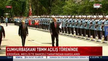 Cumhurbaşkanı Erdoğan TBMM'de 