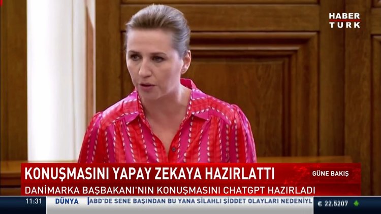 Başbakan ChatGPT'nin hazırladığı konuşmayı okudu