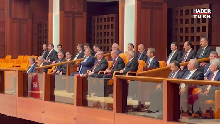 TBMM'de düzenlenen törene Cumhurbaşkanı Erdoğan da katılıyor