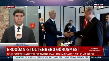 Erdoğan - Stoltenberg görüşmesi başladı
