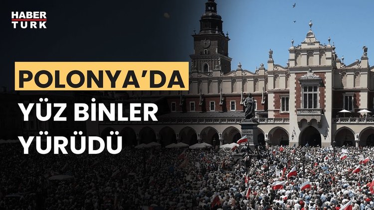 Polonya&#039;da halk, &#039;son yılların en büyük siyasi protestosu&#039; için bir araya geldi