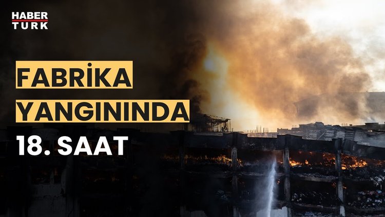 Başakşehir’de fabrika yangını, mahsur kalan 8 işçi kurtarıldı