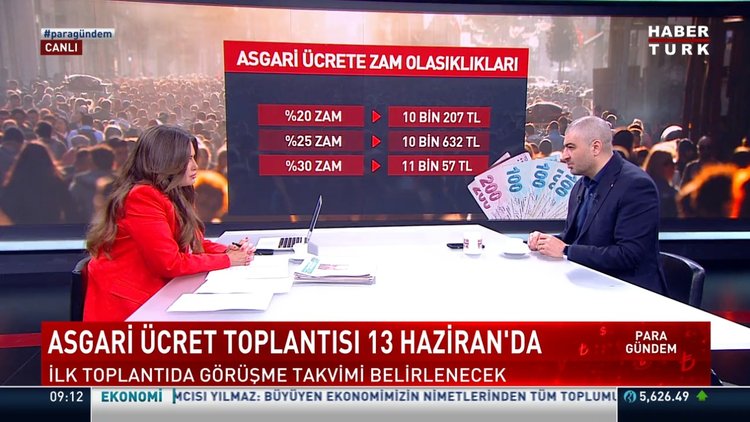 Asgari ücret toplantısı 13 Haziran'da