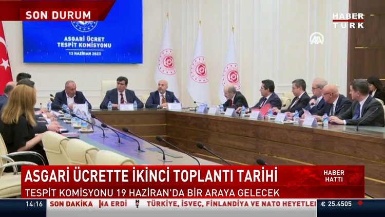 Asgari ücrette ikinci toplantının tarihi belli oldu
