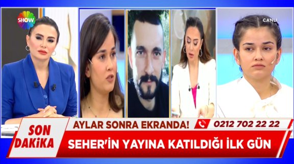 Seher'in yayına katıldığı ilk gün!