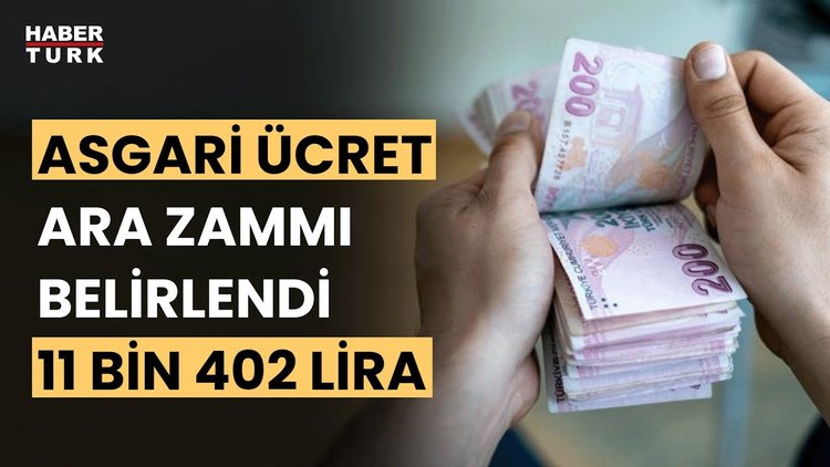 Son Dakika! Asgari ücret ara zammı açıklandı!