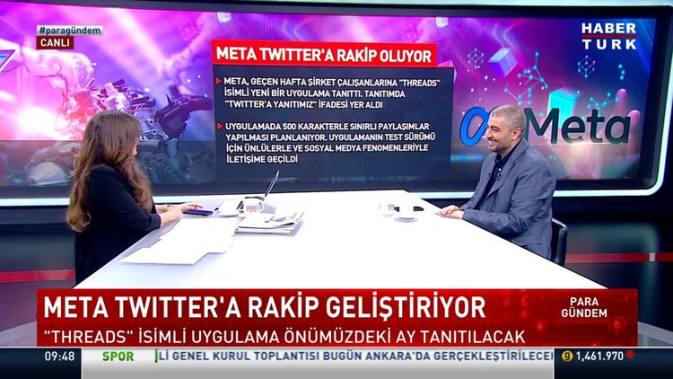 Meta Twitter'a rakip geliştiriyor