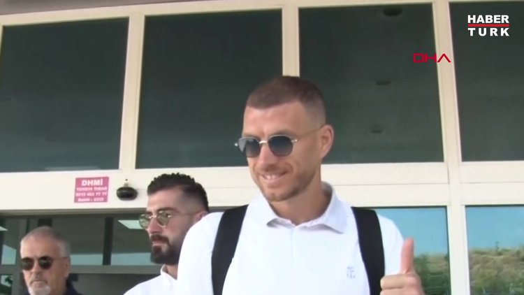 Edin Dzeko Fenerbahçe için İstanbul'a geldi