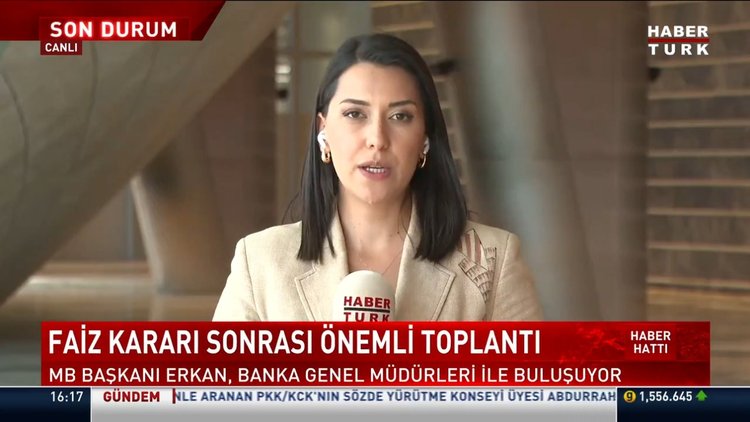 Merkez Bankası Başkanı Erkan banka yöneticileriyle bir araya geldi