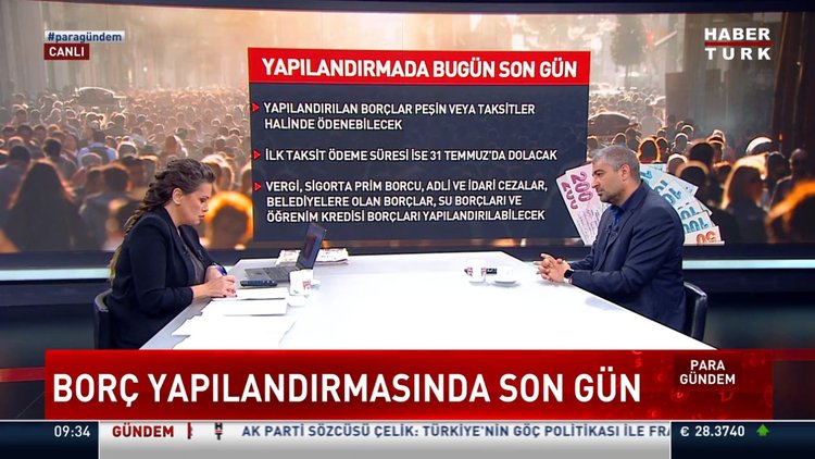 Borç yapılandırmasında son gün