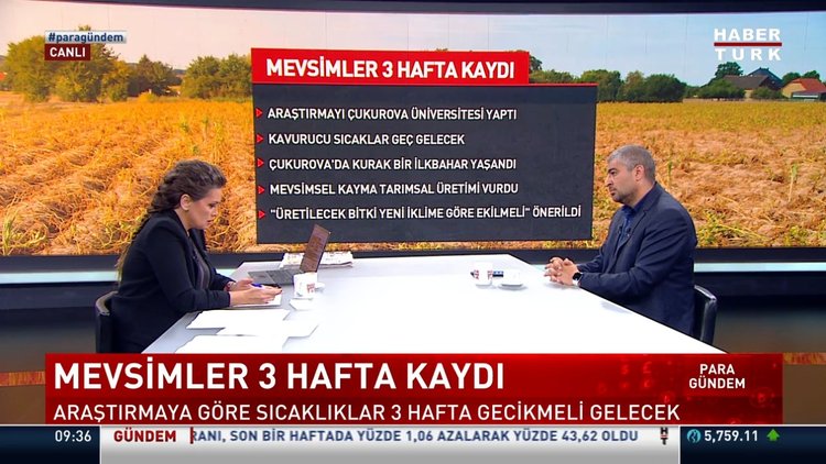 Mevsimler 3 hafta kaydı