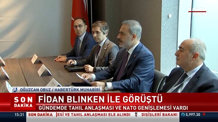 Dışişleri Bakanı Fidan, ABD Dışişleri Bakanı Blinken ile görüştü