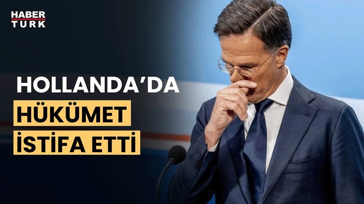 Hollanda&#039;da dört partiden oluşan koalisyon hükümeti istifa etti