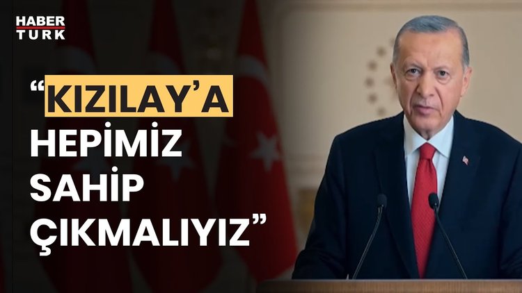Erdoğan, Kızılay Genel Kurulu&#039;na video mesaj gönderdi