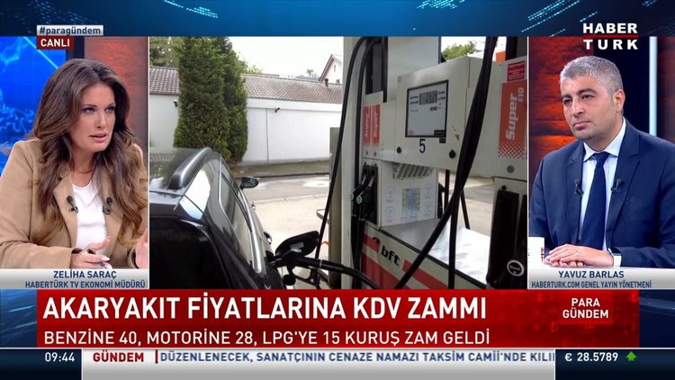 Benzin ve motorine zam geldi