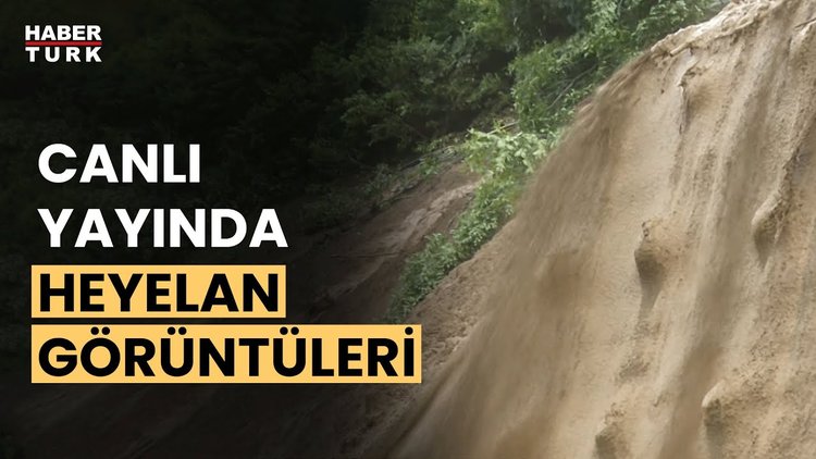 TEM Otoyolunda heyelan sürüyor!