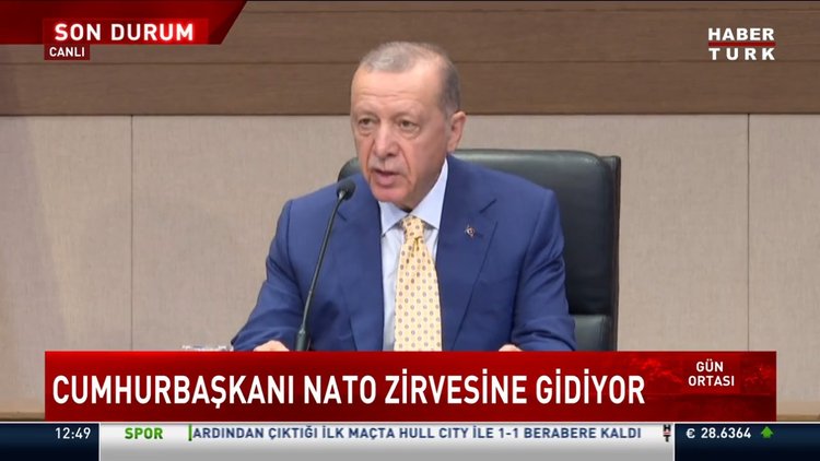 Cumhurbaşkanı Erdoğan NATO Zirvesi'ne gidiyor