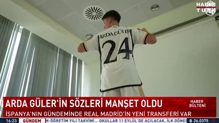 Arda Güler'in sözleri manşet oldu