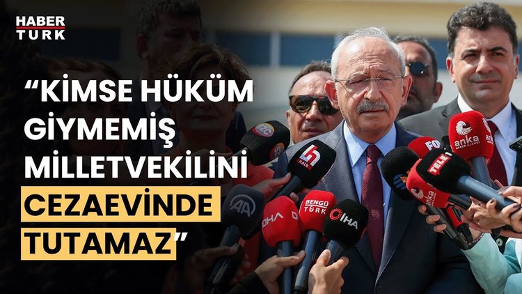 CHP Lideri Kemal Kılıçdaroğlu Can Atalay&#039;ı ziyaret etti