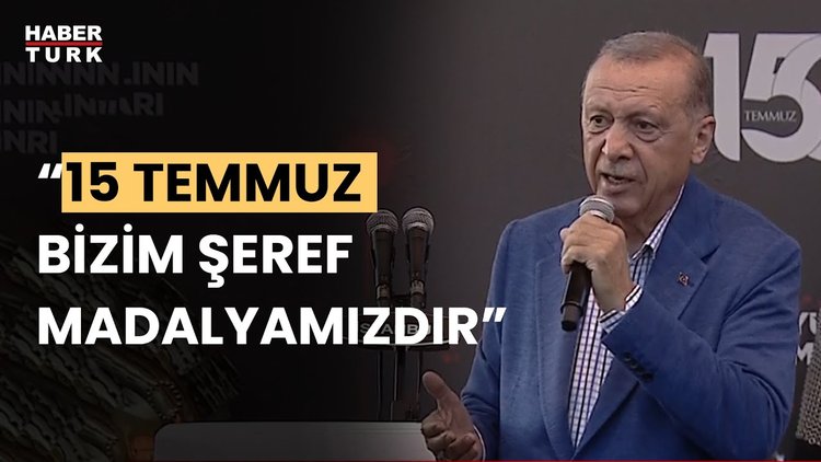 Cumhurbaşkanı Erdoğan&#039;dan 15 Temmuz açıklaması