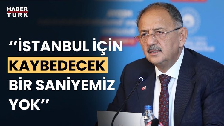 Bakan Özhaseki: İstanbul depremi konusunda Ekrem Bey ile anlaştık