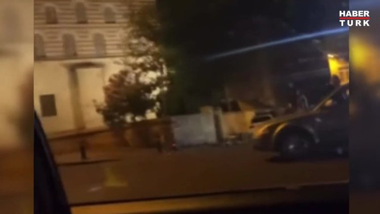 Fatih'te kadınlara yangın tüplü saldırı