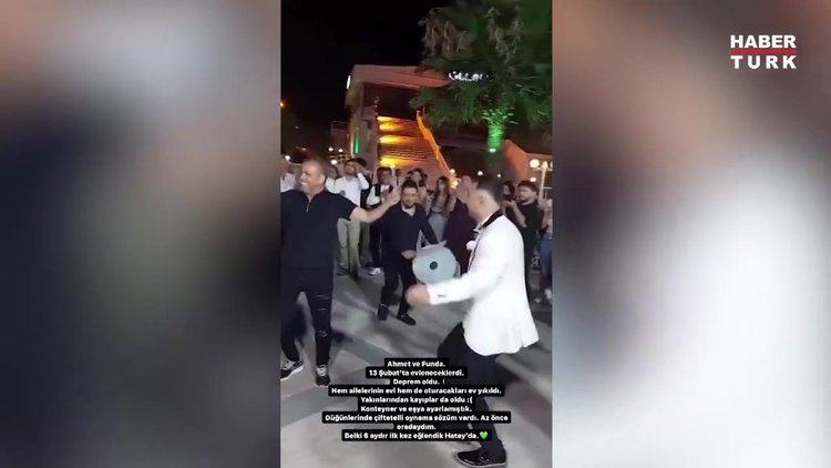 Haluk Levent sözünü tuttu, depremzede çiftin düğününe gitti