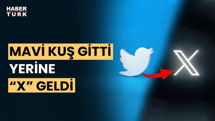 Twitter&#039;ın ikonik logosu değişti! Kuşun yerini &quot;X&quot; aldı...