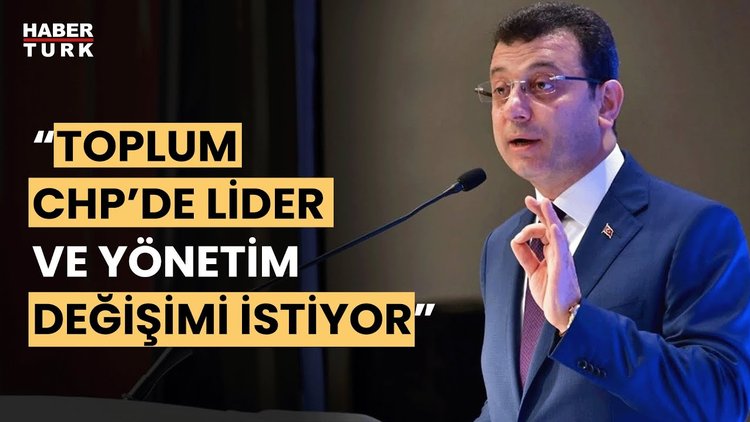 Ekrem İmamoğlu&#039;ndan &quot;değişim&quot; mesajı