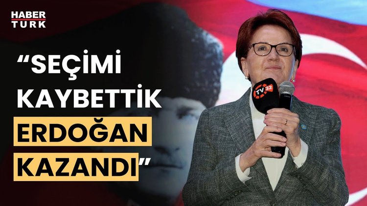 Meral Akşener&#039;den seçim değerlendirmesi: &quot;Lamı cimi yok, kaybettik&quot;