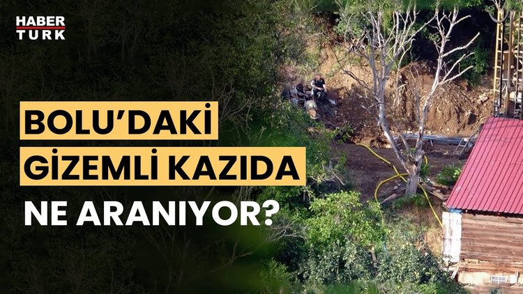 Bolu&#039;da gizemli kazı: Güvenlik kamerasıyla 24 saat izleniyor