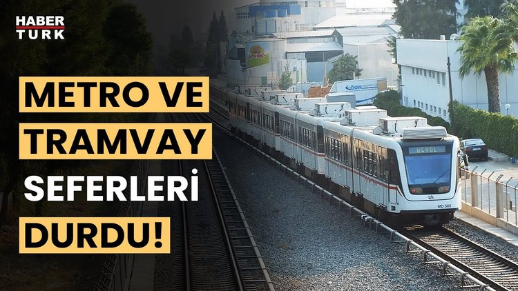 İzmir'de işçiler greve gitti, metro ve tramvay seferleri durdu