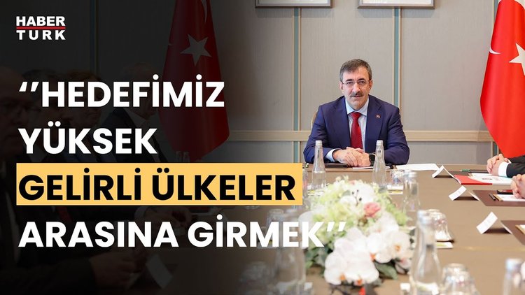 Cumhurbaşkanı Yardımcısı Yılmaz işçi sendikalarının temsilcileriyle görüştü