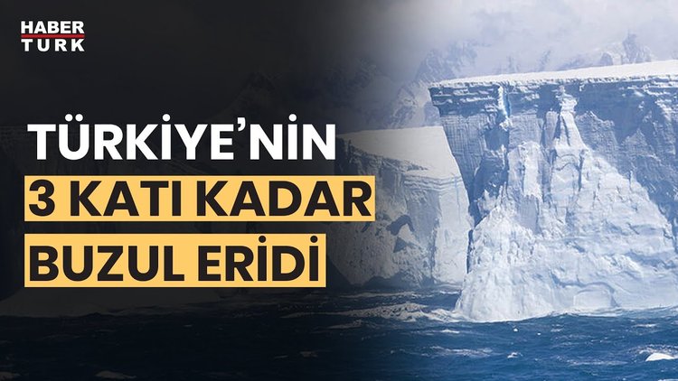 Antartika&#039;da deniz buzu erimesi 45 yılın zirvesine ulaştı
