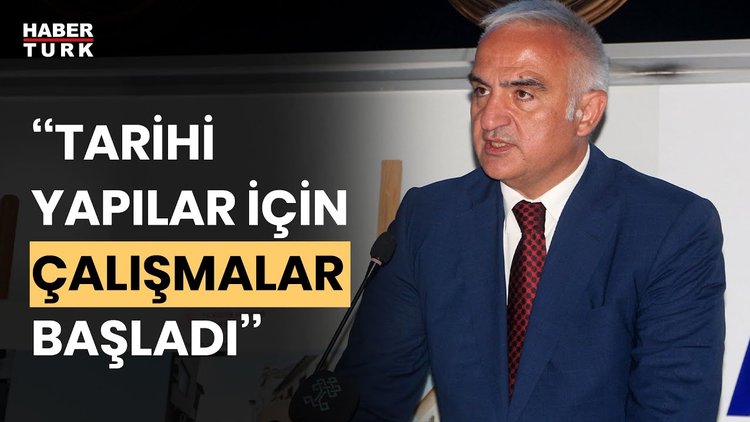 Bakan Ersoy: “Hatay&#039;ın tarihi ve kültürel miraslarını yeniden ayağa kaldırıyoruz”