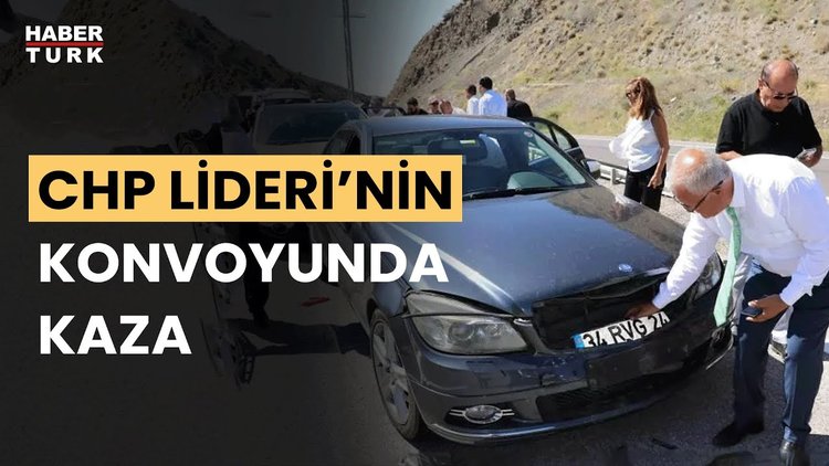 Kılıçdaroğlu'nun konvoyunda zincirleme kaza!