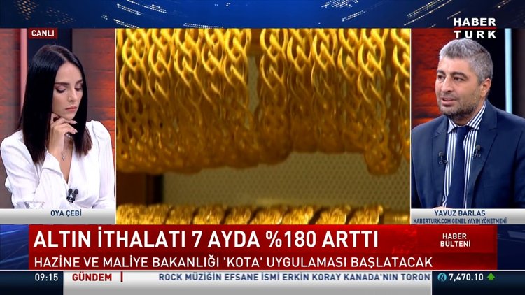 Altın ithalatına kota geliyor