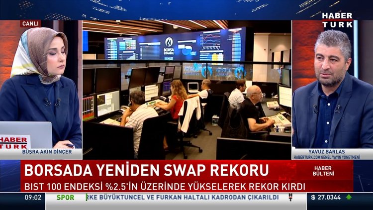 Borsada yeniden swap rekoru