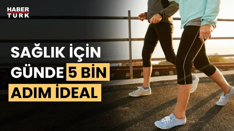 Sağlıklı hayat için günde en az 5 bin adım atmak yeterli