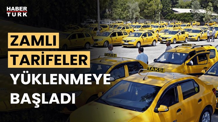 Taksiciler zamlı tarifeler için sıraya girdi