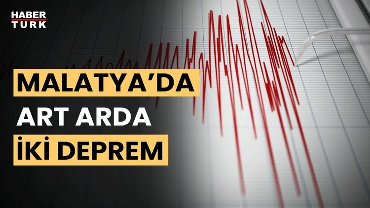 Malatya&#039;da art arda depremler!