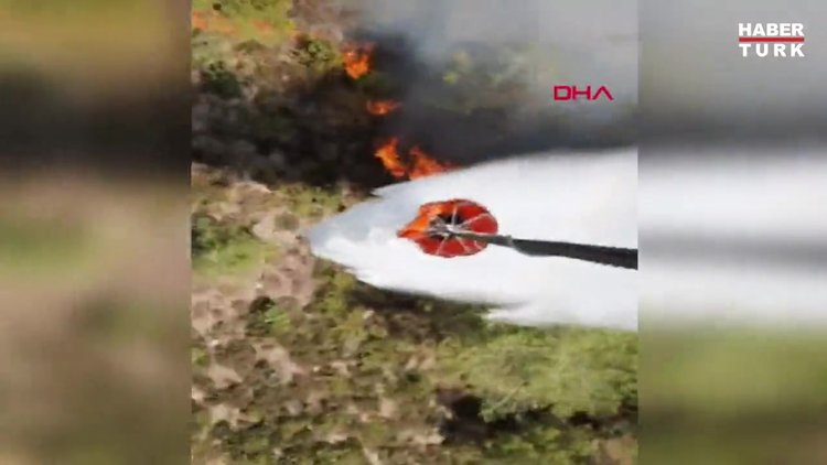 Muğla Yatağan'da orman yangını