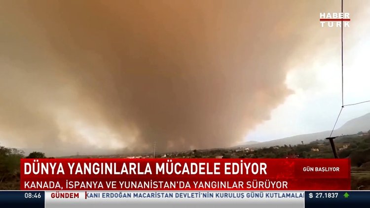  Dünya yangınlarla mücadele ediyor