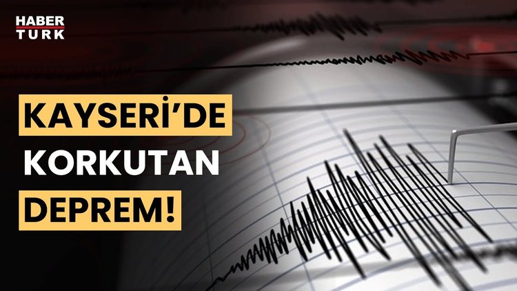 Son dakika! Kayseri&#039;de 4,7 büyüklüğünde deprem meydana geldi!